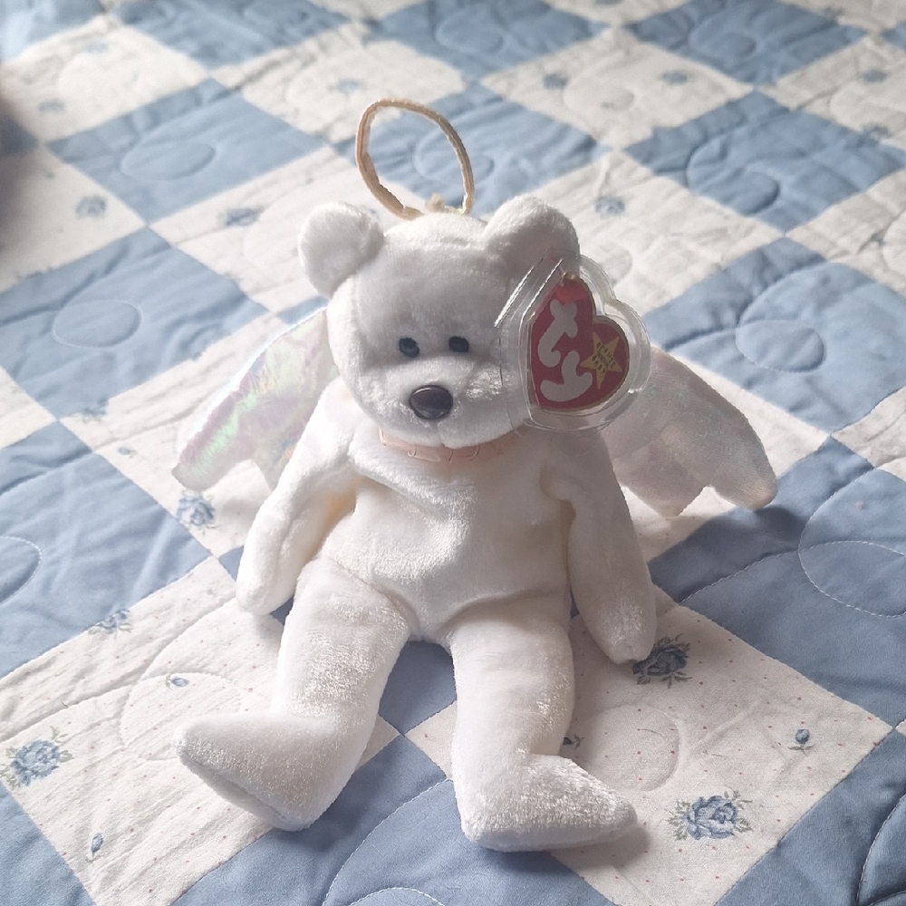TY Halo Bear With Wings